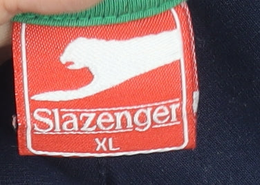 Slazenger Men's Blue XL Crew Neck Short Sleeve T-Shirt