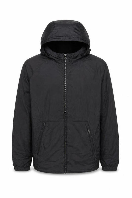 Jordan Boys Black Hooded Windbreaker Jacket XL 13-15 Years Full Zip