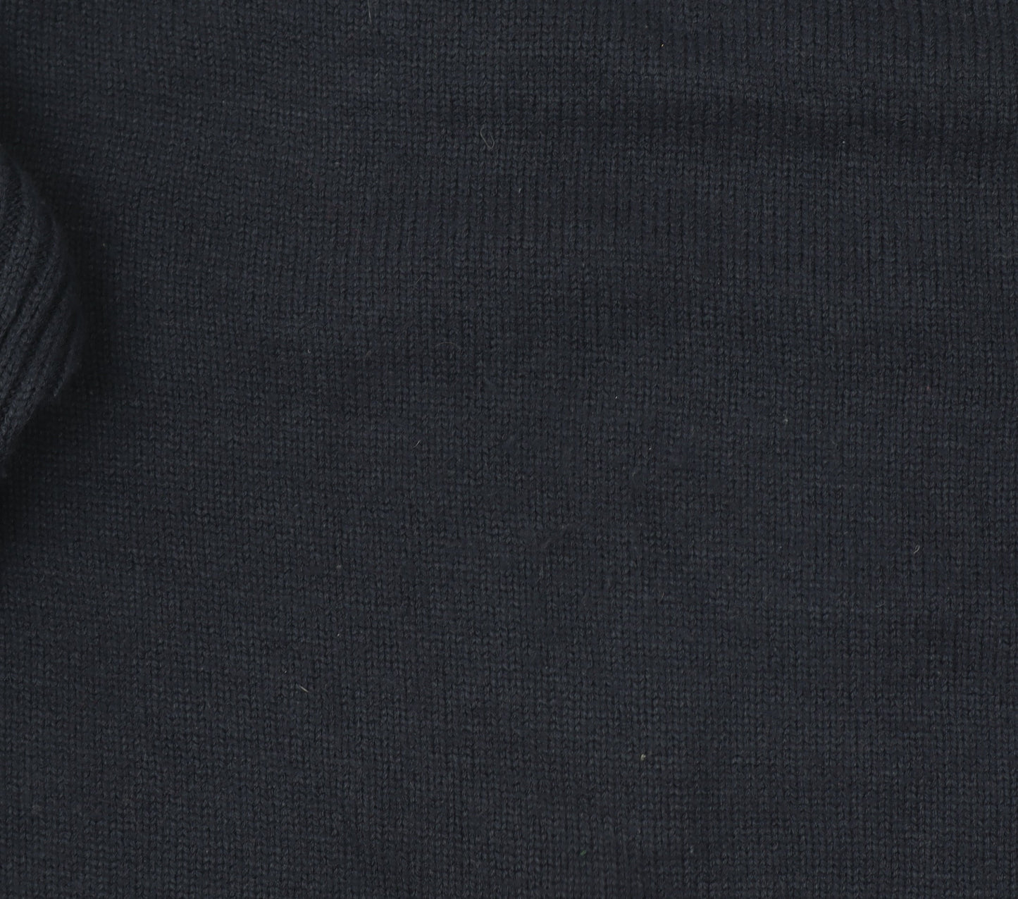 Innocenti Mens Blue 1/4 Zip High Neck Acrylic Jumper XL