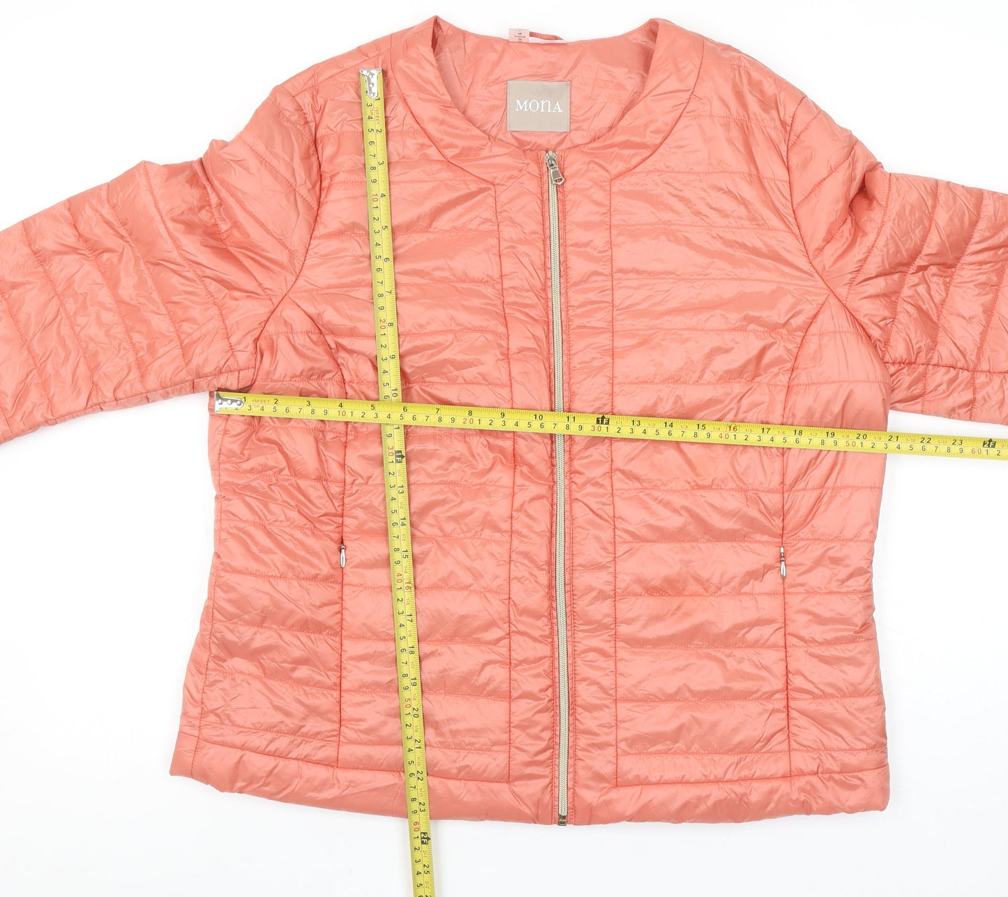 Mona Women's Pink Lightweight Quilted Puffer Jacket Size 16