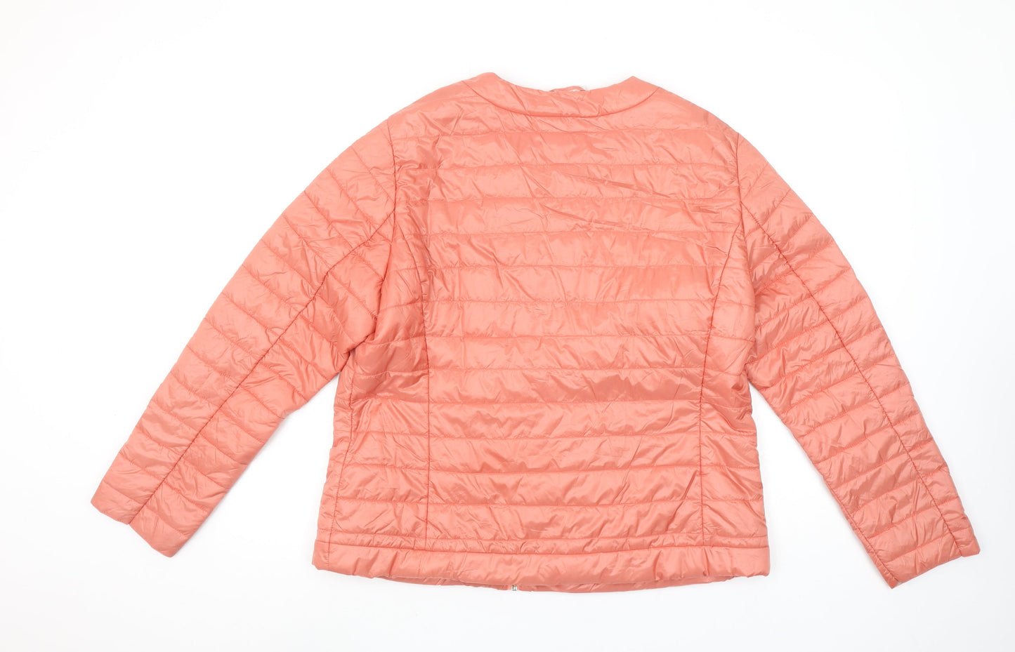 Mona Women's Pink Lightweight Quilted Puffer Jacket Size 16