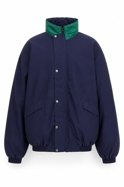 Hamilton Ross Men's Blue XL Bomber Jacket Nylon Windproof