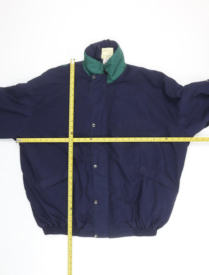 Hamilton Ross Men's Blue XL Bomber Jacket Nylon Windproof