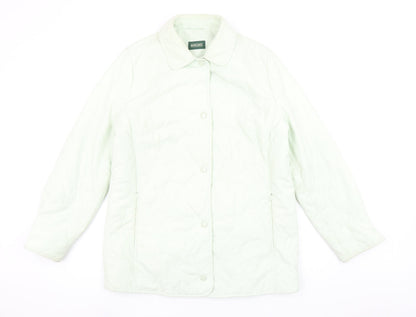Rowlands Women's Ivory Quilted Mid-Length Jacket Size 12