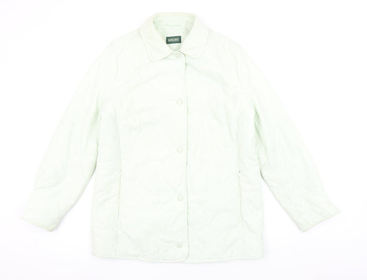Rowlands Women's Ivory Quilted Mid-Length Jacket Size 12