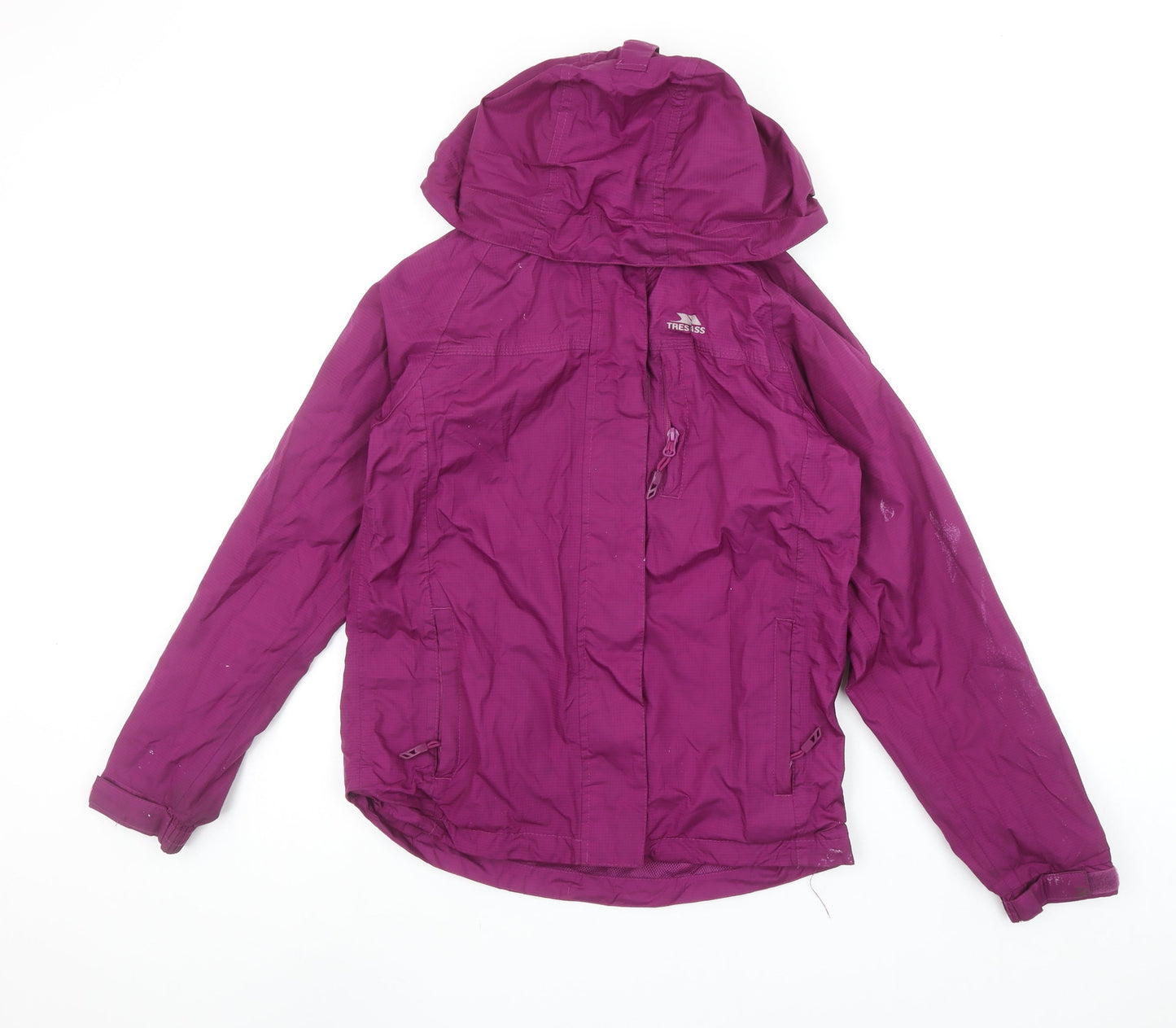 Womens UK Size 2XS Trespass Purple Rain Coat