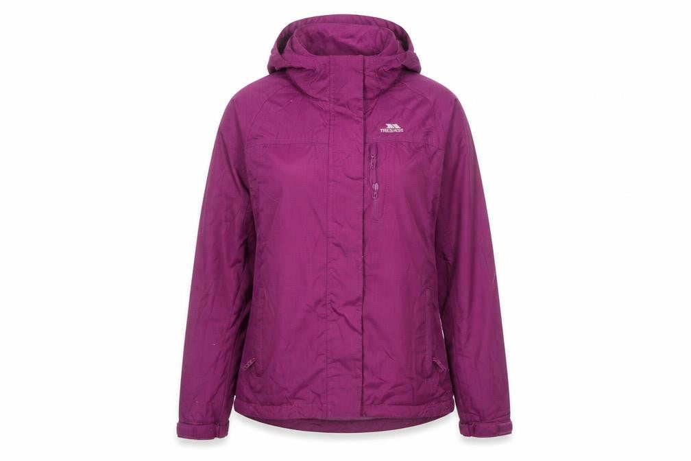 Womens UK Size 2XS Trespass Purple Rain Coat