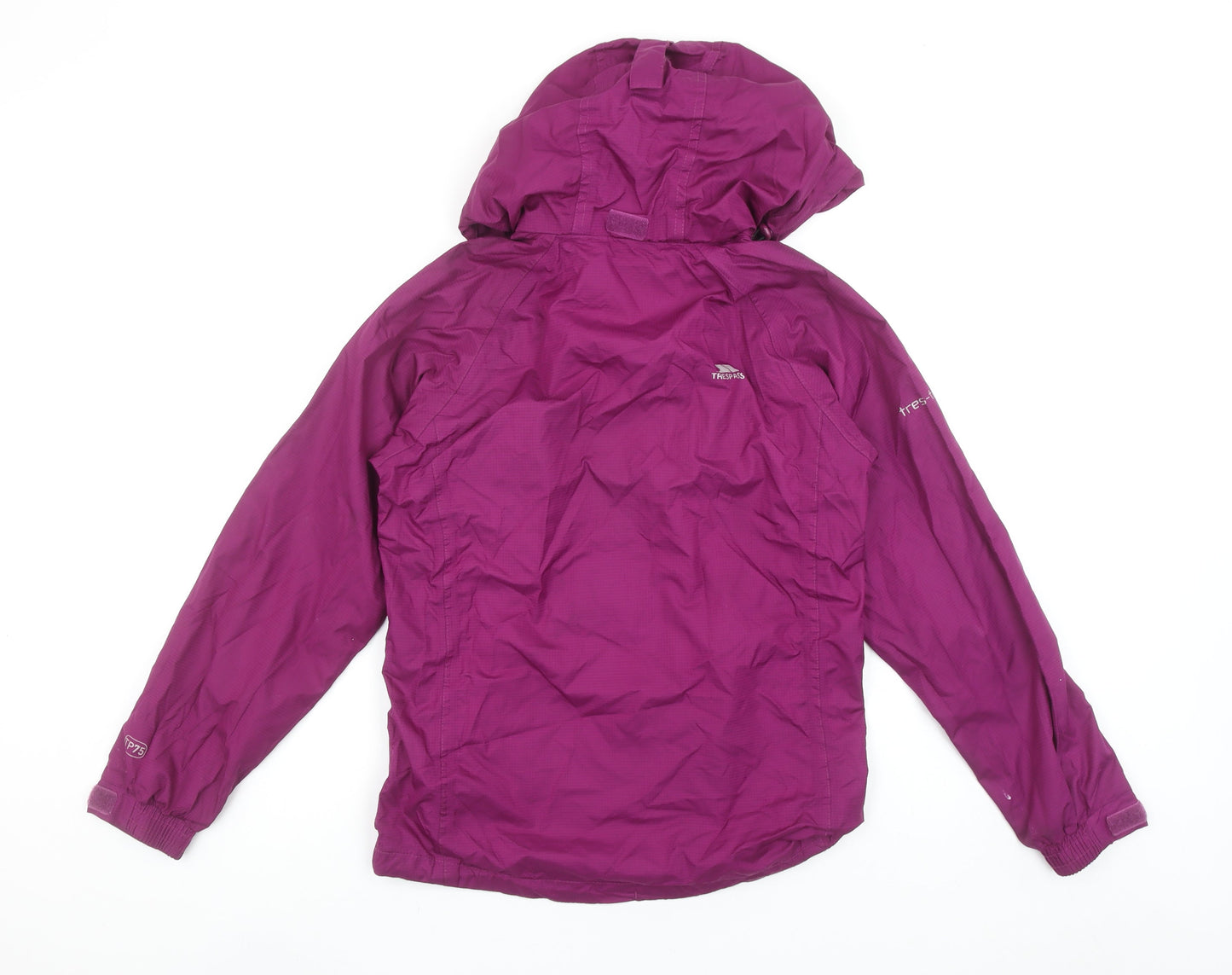 Womens UK Size 2XS Trespass Purple Rain Coat