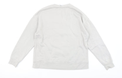 Disney Women’s Grey Mickey Mouse Crew Neck Sweatshirt Size S