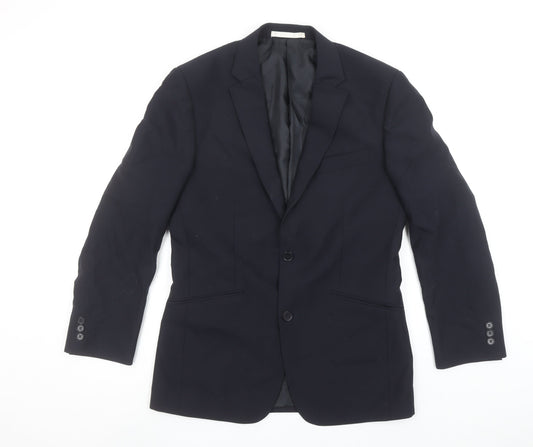 Mens UK Size 36 Burton Regular Black Suit Jacket
