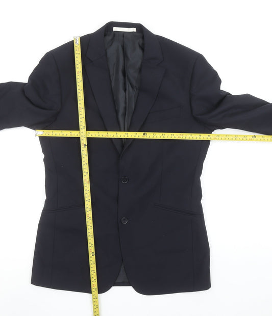 Mens UK Size 36 Burton Regular Black Suit Jacket