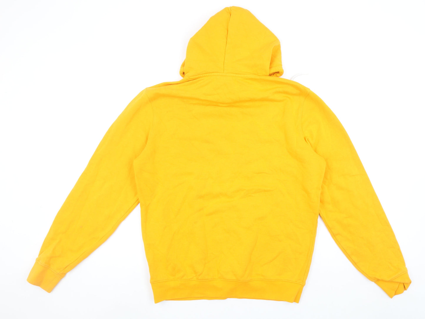 Mens UK Size M Champion Yellow Pullover Hoodie