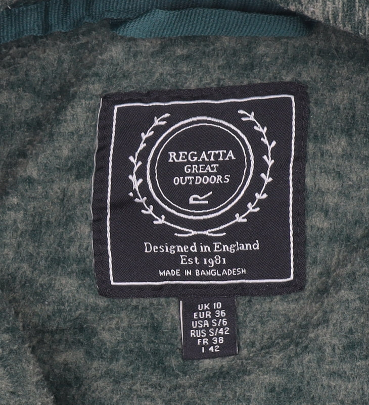 Regatta Great Outdoors Women's Green Pullover Hoodie Size 10 Polyester Fleece