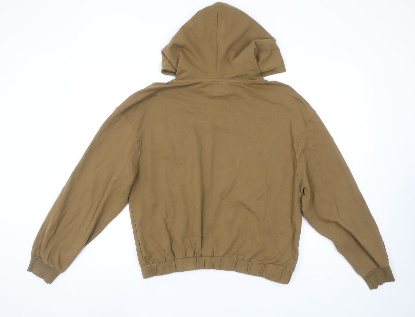 Pull & Bear Womens Brown Los Angeles Hoodie XL Cotton Blend Casual