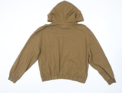 Pull & Bear Womens Brown Los Angeles Hoodie XL Cotton Blend Casual