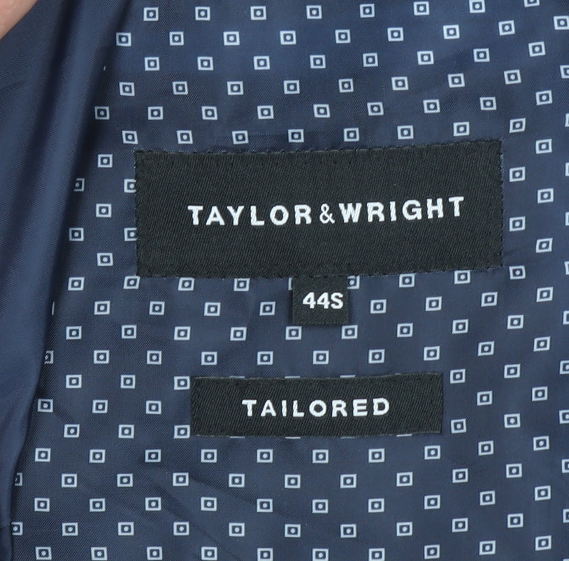 Taylor & Wright Men's Grey 44S Tailored Suit Jacket Short