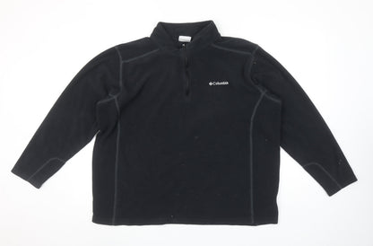 Mens UK Size 2XL Columbia Black Pullover Sweatshirt