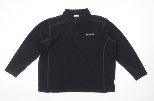 Mens UK Size 2XL Columbia Black Pullover Sweatshirt