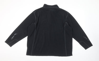 Mens UK Size 2XL Columbia Black Pullover Sweatshirt