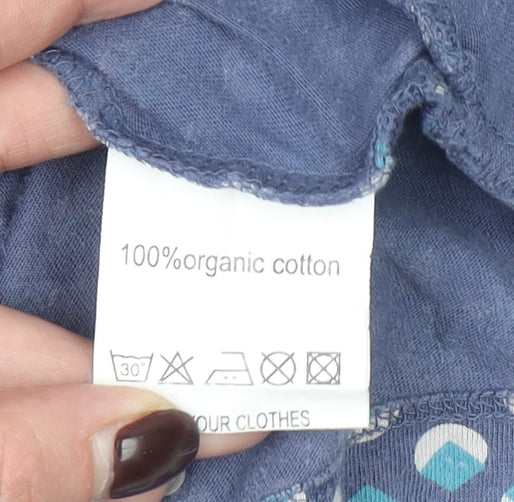 Mudd & Water Women’s Blue Geometric A-Line Cotton Dress Size 14