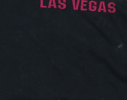 Womens UK Size XL Mirage Las Vegas Black Pullover Hoodie