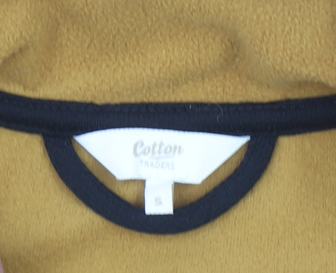 Mens UK Size S Cotton Traders Brown Bodywarmer
