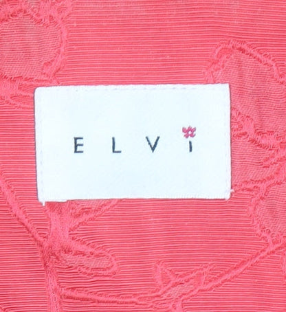 Womens UK Size 16 ELVI Regular Red Blazer