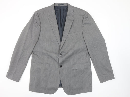 Mens UK Size 44 Jacamo Regular Grey Suit Jacket