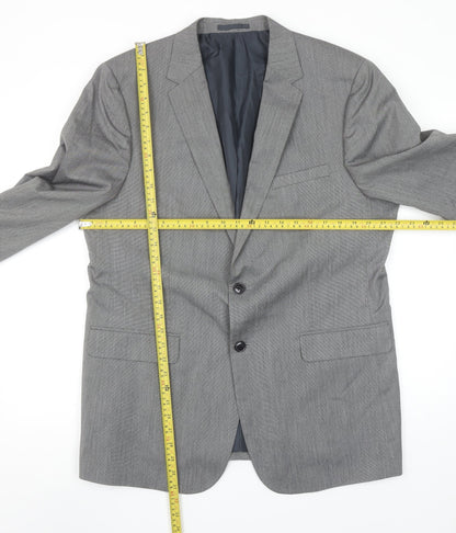 Mens UK Size 44 Jacamo Regular Grey Suit Jacket