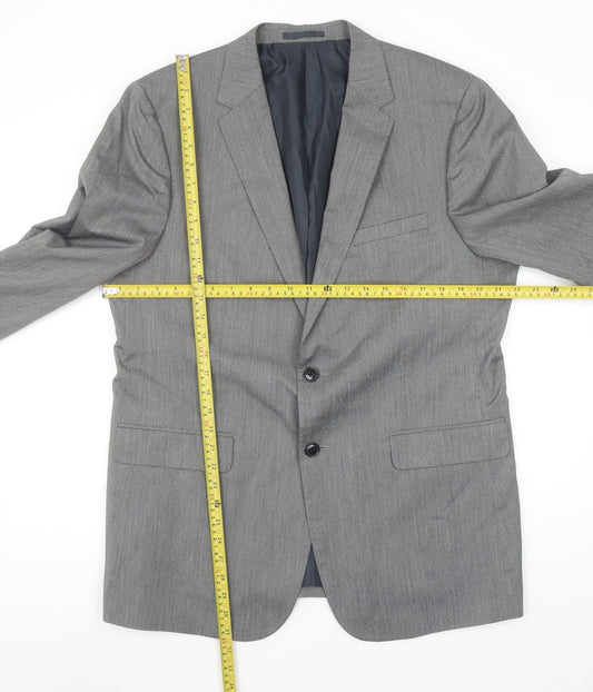 Mens UK Size 44 Jacamo Regular Grey Suit Jacket