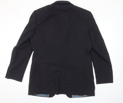 Mens UK Size 42 Marks and Spencer Regular Blue Suit Jacket