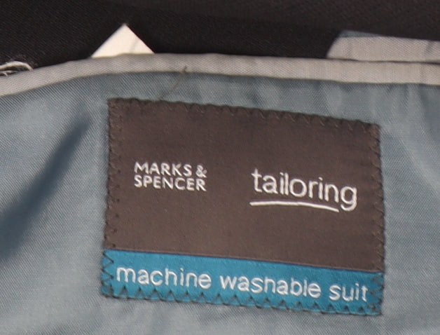 Mens UK Size 42 Marks and Spencer Regular Blue Suit Jacket