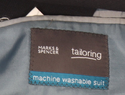Mens UK Size 42 Marks and Spencer Regular Blue Suit Jacket