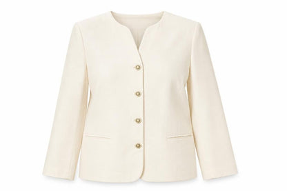Womens UK Size 16 Classics First Avenue Regular Ivory Blazer
