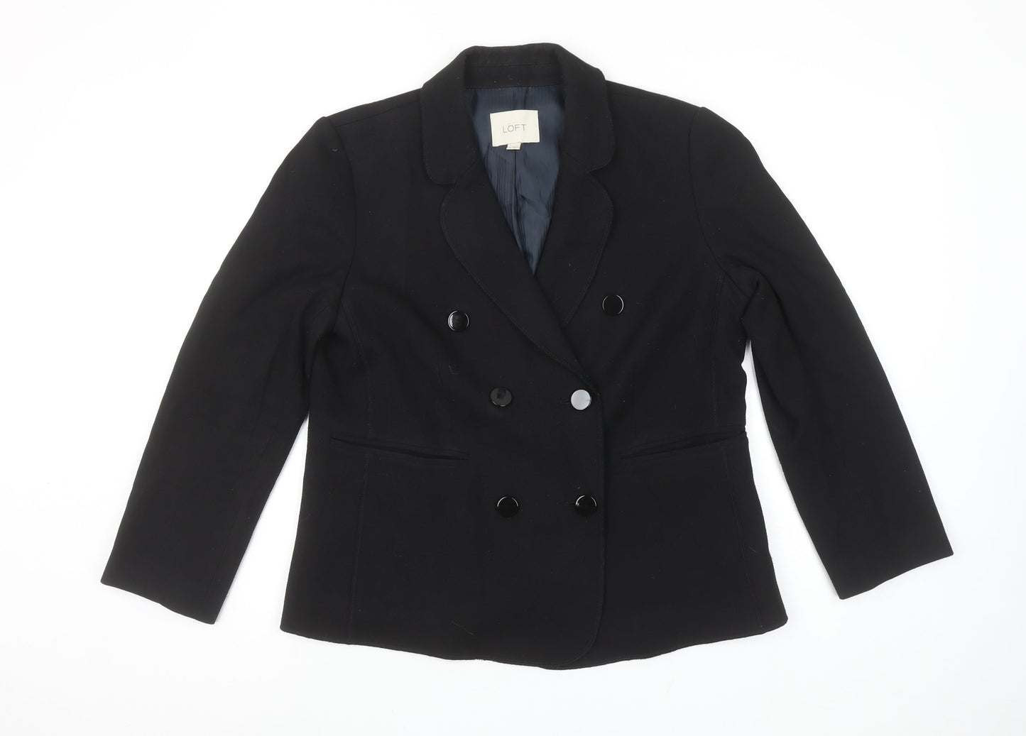 Womens UK Size 10 Ann Taylor LOFT Regular Black Blazer