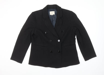 Womens UK Size 10 Ann Taylor LOFT Regular Black Blazer