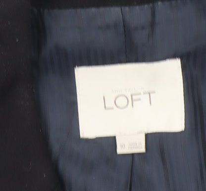 Womens UK Size 10 Ann Taylor LOFT Regular Black Blazer