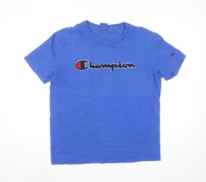 Mens UK Size M Champion Blue  T-Shirt