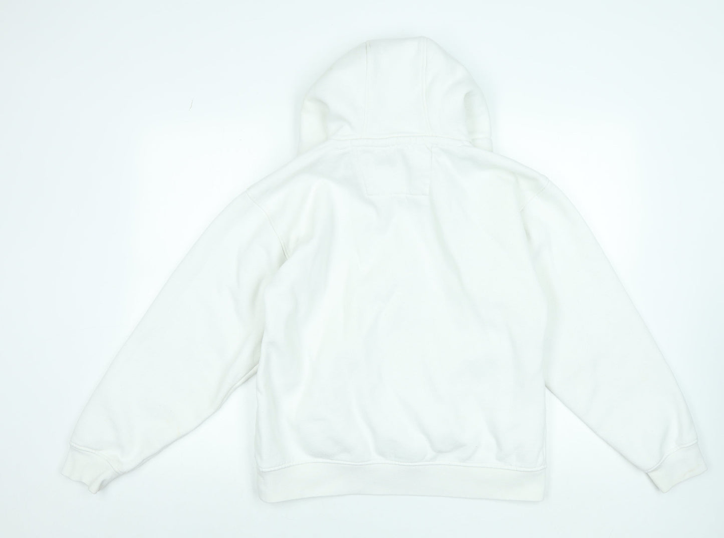 Crew Clothing Company Women's White Pullover Hoodie Size S Cotton Blend