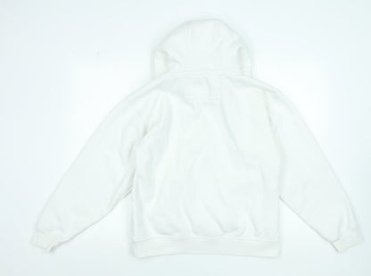 Crew Clothing Company Women's White Pullover Hoodie Size S Cotton Blend