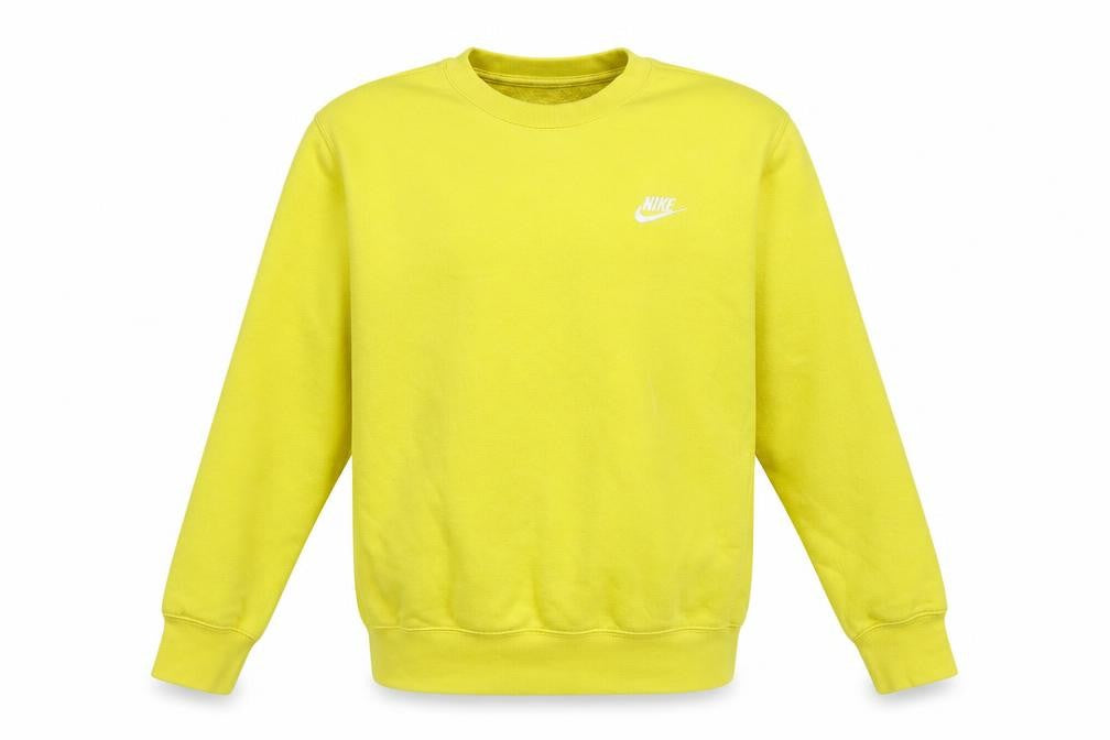 Mens UK Size S Nike Yellow Pullover Sweatshirt