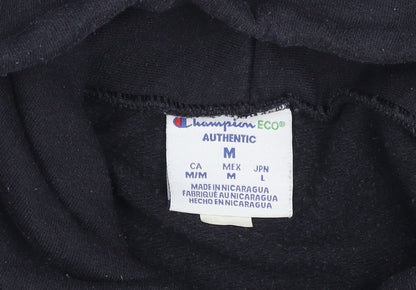 Mens UK Size M Champion Black Pullover Hoodie