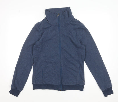 Decathlon Mens Blue Full Zip Sweatshirt M High Neck Casual