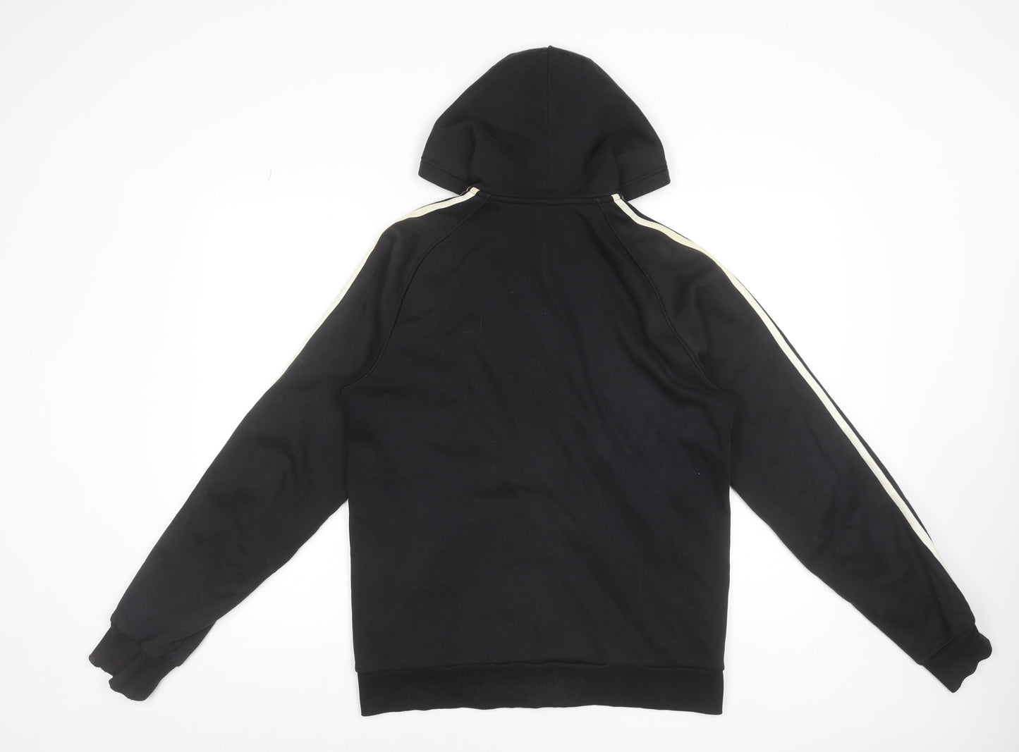 Adidas Men's Black Full Zip Hoodie Size M Sportswear Essentials