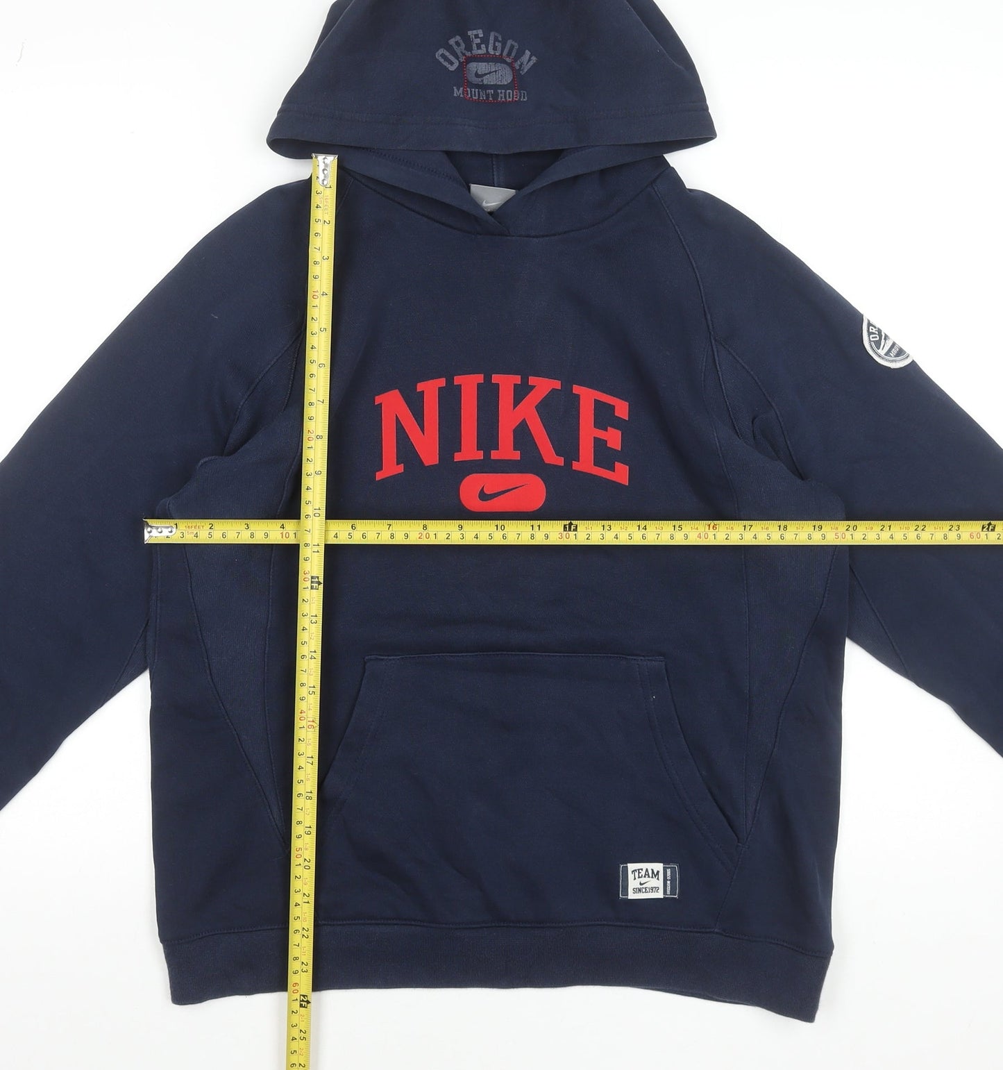 Boys UK Size 12-13 Years Nike Blue Pullover Hoodie