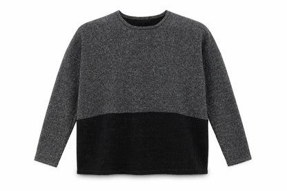 Maje Womens Grey Wool Metallic Knit Jumper Size S
