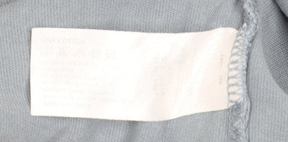 Rocha John Rocha Boys Blue Long Sleeve Layered Effect T-Shirt 13-14 Years Cotton