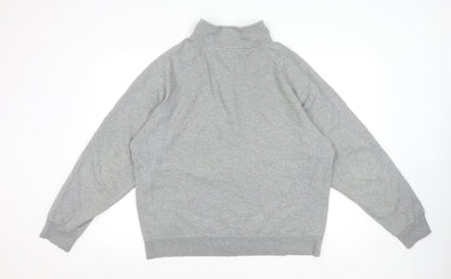 Mens UK Size L FILA Grey Full Zip Sweatshirt