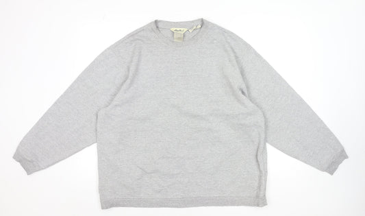 Unisex Adults UK Size L Eddie Bauer Grey Pullover Sweatshirt