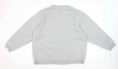 Unisex Adults UK Size L Eddie Bauer Grey Pullover Sweatshirt